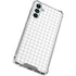 White Grid Galaxy A15 5G Clear Case